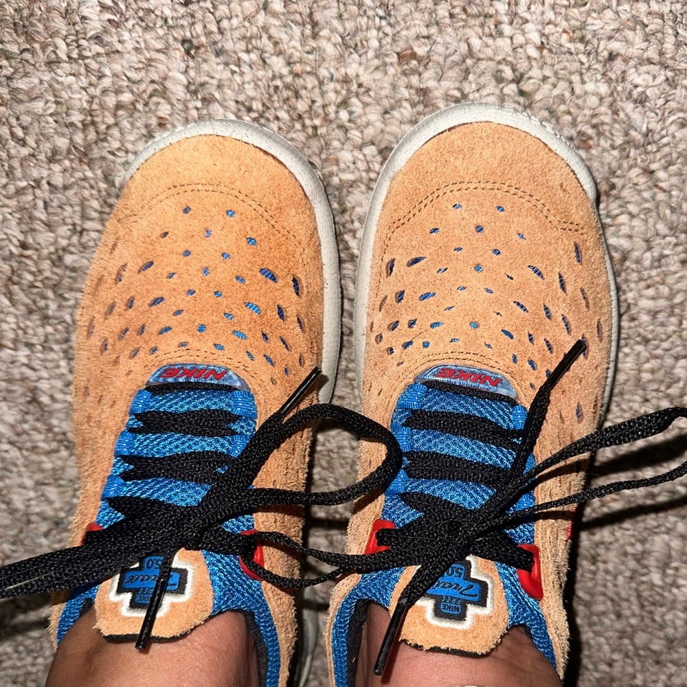 🤎♥️💙🏃♀️🏃♂️NIKE FREE RUN TRAIL DARK RUSSET RED RUNNING SHOES - Picture 8 of 16